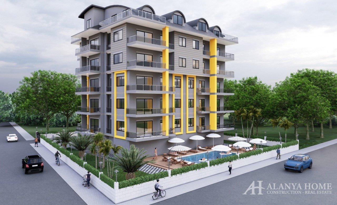 BUY APARTMENT IN Pİ LİFE RESİDENCE AVSALLAR ALANYA ANTALYA TURKEY buy sell rent